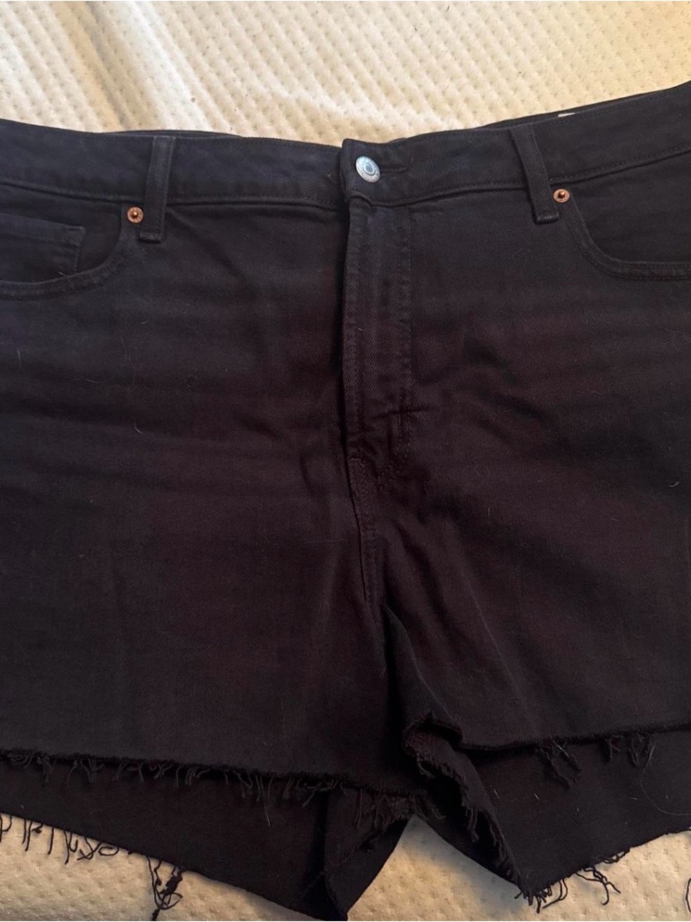 Old Navy High-Rise O.G. Straight Black Jeans